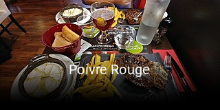 Poivre Rouge réservation