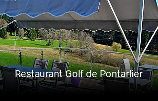 Restaurant Golf de Pontarlier réservation de table