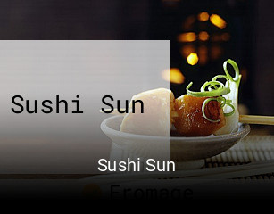 Réserver une table chez Sushi Sun maintenant