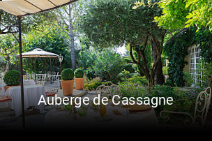 Réserver une table chez Auberge de Cassagne maintenant