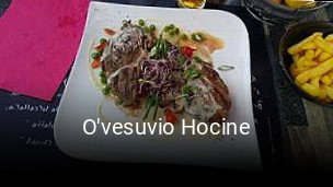 O'vesuvio Hocine réservation de table
