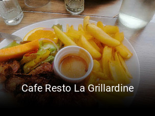 Cafe Resto La Grillardine réservation de table