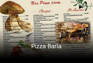 Réserver une table chez Pizza Barla maintenant