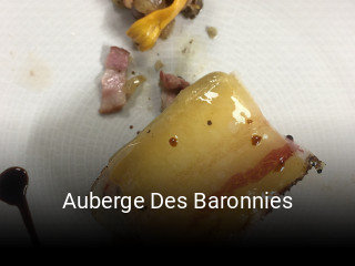 Auberge Des Baronnies réservation de table