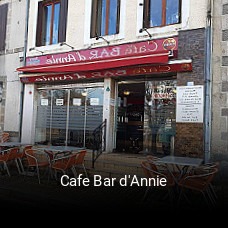 Cafe Bar d'Annie réservation en ligne
