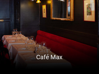 Café Max réservation