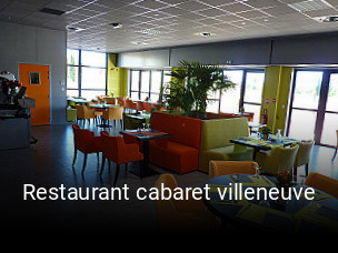 Restaurant cabaret villeneuve réservation