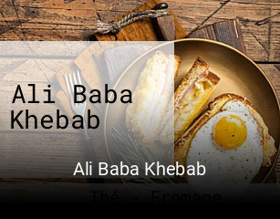 Ali Baba Khebab réservation en ligne