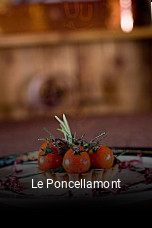 Le Poncellamont réservation de table