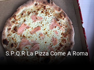 S.P.Q.R La Pizza Come A Roma réservation en ligne