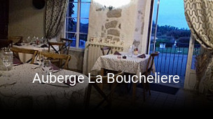 Auberge La Boucheliere réservation de table