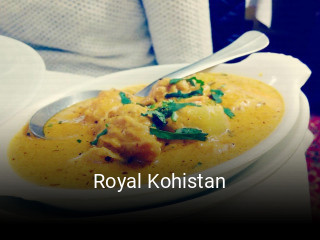 Royal Kohistan réservation de table