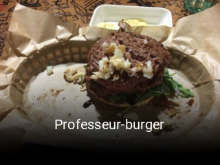 Professeur-burger réservation