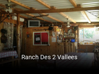 Ranch Des 2 Vallees réservation de table