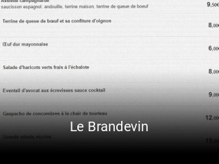 Le Brandevin réservation en ligne