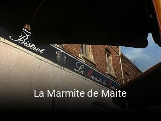 La Marmite de Maite réservation de table