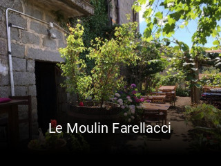 Le Moulin Farellacci réservation de table