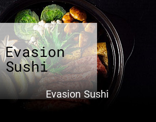 Evasion Sushi réservation de table