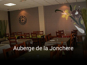 Auberge de la Jonchere réservation de table