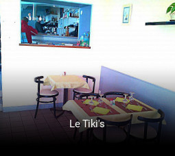 Réserver une table chez Le Tiki's maintenant
