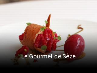 Le Gourmet de Sèze réservation en ligne