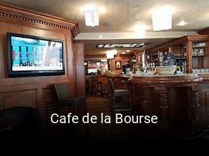 Cafe de la Bourse réservation