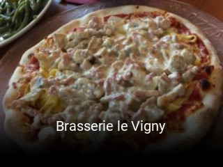Brasserie le Vigny réservation de table