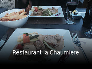Restaurant la Chaumiere réservation de table