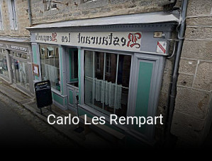 Carlo Les Rempart réservation en ligne