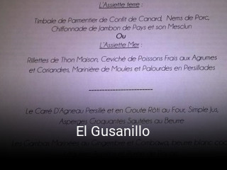 Réserver une table chez El Gusanillo maintenant