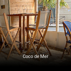 Coco de Mer réservation de table