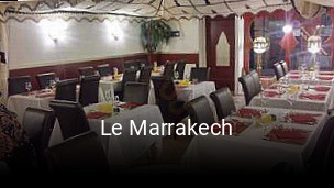Le Marrakech réservation de table