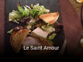 Le Saint Amour réservation de table