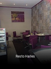 Resto Halles réservation de table
