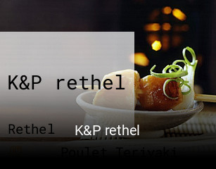 K&P rethel réservation