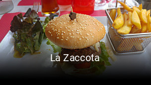 La Zaccota réservation de table