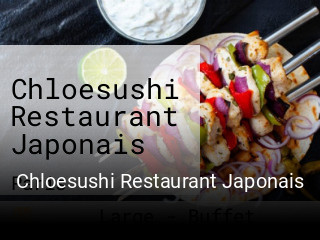 Chloesushi Restaurant Japonais réservation