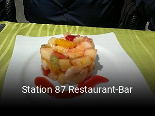 Station 87 Restaurant-Bar réservation de table