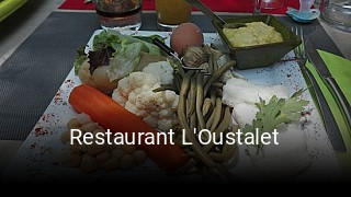 Restaurant L'Oustalet réservation de table