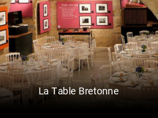 La Table Bretonne réservation en ligne