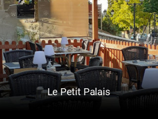 Le Petit Palais réservation de table