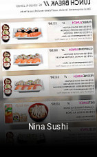 Nina Sushi réservation en ligne