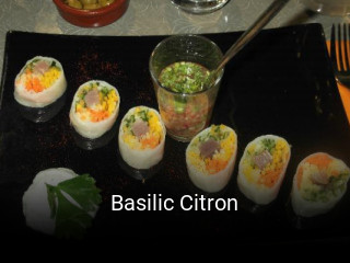 Basilic Citron réservation en ligne