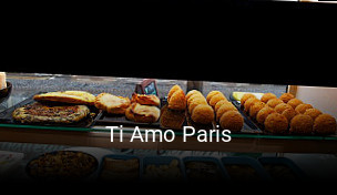 Ti Amo Paris réservation