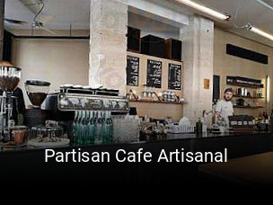 Partisan Cafe Artisanal réservation