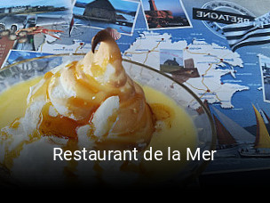 Restaurant de la Mer réservation de table