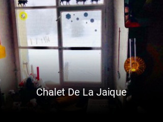 Chalet De La Jaique réservation en ligne