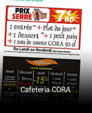 Cafeteria CORA réservation