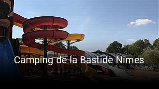 Camping de la Bastide Nimes réservation de table