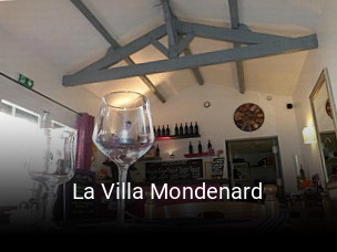La Villa Mondenard réservation de table